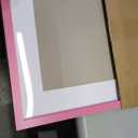 Wyooxoo 16x20 Picture Frame Pink Solid Wood Photo Frames Display Pictures 12x16 with Mat or 16x20 Without Mat Colorful Frame For Horizontal Vertical Wall Mounting