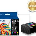 EPSON 212 Claria Ink High Capacity Black & Standard Color Cartridge Combo Pack (T212XL-BCS) Works with WorkForce WF-2830, 2850 and Expression XP-4100, 4105