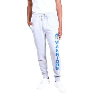 Ultra Game Men's NBA Official Super Soft Team Jogger Sweatpants (Gray, M)
