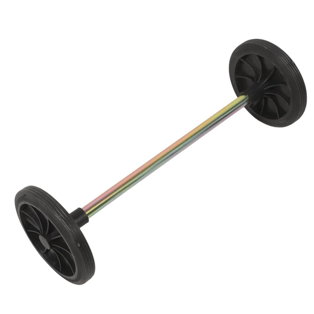 Operitacx Trash Can Wheels Replacement Kit, 2 Wheels & 22" Axle