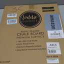 Loddie Doddie Wood Chalkboard Calendar - 18 in x 22 in, Rustic Frame, Mounting Hardware - Magnetic Chalkboard for Wall - Menu Board for Kitchen - Hanging Chalk Board Sign