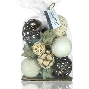 Decorative Balls for Bowls, Assorted Bowl Fillers & Vase Fillers for Centerpieces, Spherical Rattan Twigs Wicker Ball Natural Decorative Spheres Home Decor for Party Wedding(Artichokes)