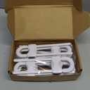 Jetec 10 Pieces Cabinet Locks for Babies, U-Shaped Proofing Drawers Safety Child Locks Adjustable, Easy to Use Childproof Latch for Knob Handle on Kitchen Door Storage Cupboard Closet (White)