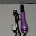 Hot Air Brush, Aima Beauty Salon One-Step Hair Dryer and Volumizer, 4-in-1 Hair Dryer Brush, Hair Styling Tools, Purple-Round