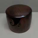 Wood Yarn Bowl with Lid, Crochet Bowls for Yarn,Knitting Yarn Bowl with Holes Storage,Yarn Holder Bowl for Crocheting and Knitting 7X4in,Knitting Bowl for Handmade Crocheting Accessories