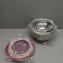 COOK WITH COLOR Stainless Steel Mixing Bowls Set with Lids - Nesting Bowls with Non-Slip Bottom, Grey, 12 Pieces (Gray)