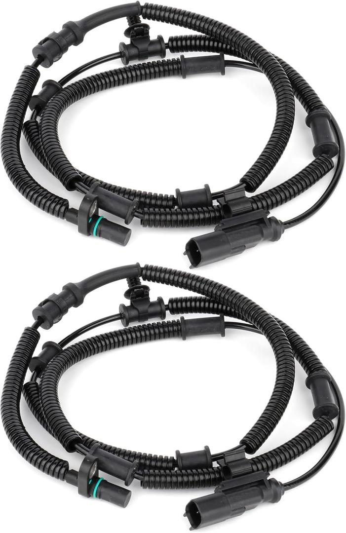 OCPTY 2PCS Front ABS Wheel Speed Sensor Compatible for Dodge Grand Caravan 2012-2020, for Chrysler Town & Country 2012-2016, Ram C/V 2012-2015 - Left/Right Wheel Speed Sensor, ALS2382, 68127990AA/AC