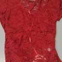 Matunana Women's Lace Tops Going Out V Neck Crop Backless Sleeveless Tank Y2k Cute Sexy Summer Trendy 2026 Z-red Size Small