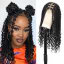 360 HD Full Lace Short Bob Braided Wigs for Women Knotless Butterfly Box Braid Wig with Baby Hair Premium Synthetic Braided Lace Front Wigs Black 24 Inch