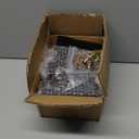 TURSTIN Set of 8 Furniture Legs 6 Inch Square Solid Wood Couch Legs Replacement Sofa Legs Mid Century Furniture Feet for Armchair Bed Dresser Cabinet Include Installation Hardware, Black