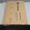 Large Stone Bath Mat, 24''x16'' Non-Slip Diatomaceous Earth Stone Bath Mat, Super Absorbent Quick Drying for Bathroom, Easy to Clean (23.6x15.4'', Black)