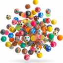 Bedwina 250-Pack Bouncy Balls in Bulk - (1inch/27mm) Hi Bounce Variety Assortment Mix, Colorful and Small Rubber Bouncing Balls, Party Favors for Kids, Treasure Box Prizes and Goodie Bags