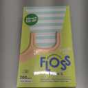 SmartLifeco Eco-Friendly Dental Floss Picks (200ct) - Flossers Made with Straw Wheat Blend, Superior Anti-Shred Thread for Tight Gaps, Tooth Pick Stick for Adults, Soft on Gum & Teeth, Vegan, Mint (1 Count (Pack of 200))
