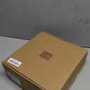 AMINUGAL Knee High Boots Women Square Toe Pull On Wide Calf Riding Fashion Buckles Chunky Metallic Casual Vintage Buckle Rivet (8)