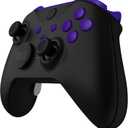 eXtremeRate Purple Replacement Buttons for Xbox One Elite Series 2 Controller, LB RB LT RT Bumpers Triggers ABXY Start Back Sync Profile Switch Keys for Xbox Elite Series 2 Core Controller Model 1797