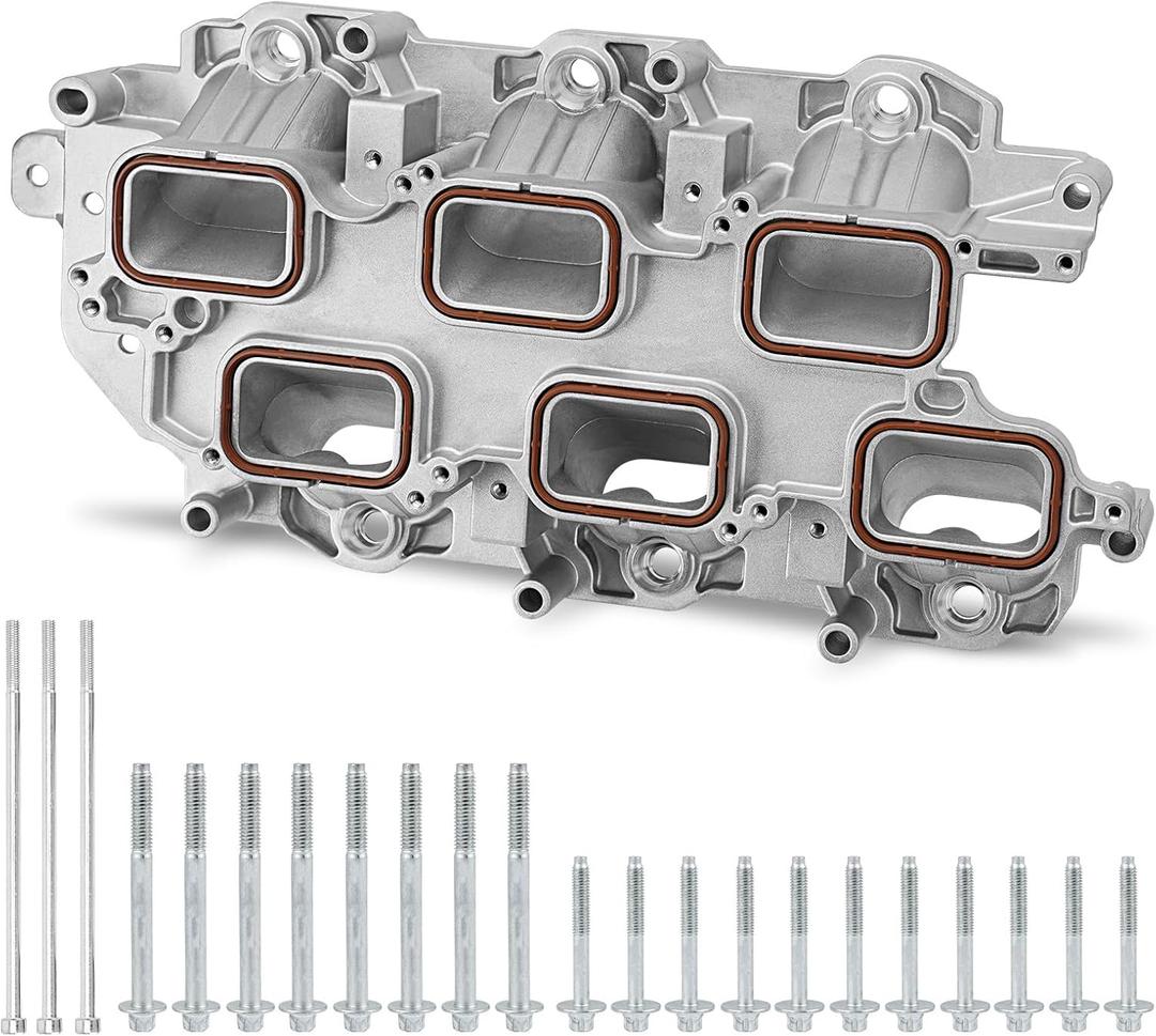 Upgraded Full Aluminum Engine Lower Intake Manifold Compatible with 2011-2020 Dodge Chrysler Jeep RAM - Durango Charger Challenger Avenger Town & Country ProMaster Grand Cherokee 3.0L 3.2L 3.6L V6