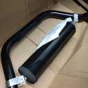 7/8" 22mm Dirt Bike Handlebars for Motocross ATV, Black