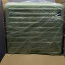 3-Piece 20/24 Top Opening Hardshell Lightweight Luggage and 28-Inch Clamshell Opening Travel Suitcase with Spinner Wheels & TSA Locks, Avocado Green 20in/24in/28in