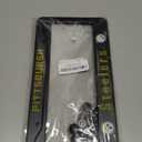 2Pack License Plate Frames for Steelers Sport Fans, Rustproof Anti-Dirty Aluminum Alloy US Standard License Plate Holder with Screw Caps Cover (Black)