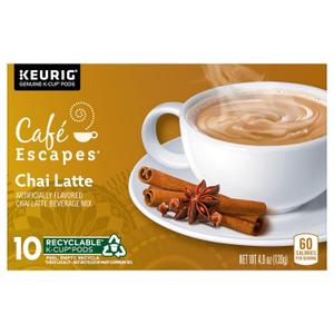Cafe Escapes, Chai Latte, 4.9 Ounce, BBD 23MAY 2026