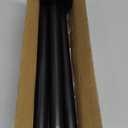 Black Shower Curtain Rod 31 to 80 Inch,1 Inch Diameter Adjustable Spring Tension Stainless Steel Telescoping Rod,Easy Install,No Rust