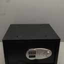 Amazon Basics Steel Security Safe and Lock Box with Electronic Keypad, Easy to Use, Secure Cash, Jewelry, Documents, Black, 1.2 Cubic Feet, 16.9-x-14.6-x-10.6-inches (WxDxH)