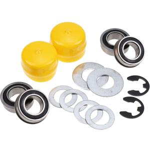 DVPARTS Front Wheel Bearing Bushing to Bearing Conversion Kit for John Deere LA140 LA145 LA150 LA155 LA165 LA175 LA100 L105 LA115 LA125 LA130 LA135 L100 L105 L108 L110 L120 L130