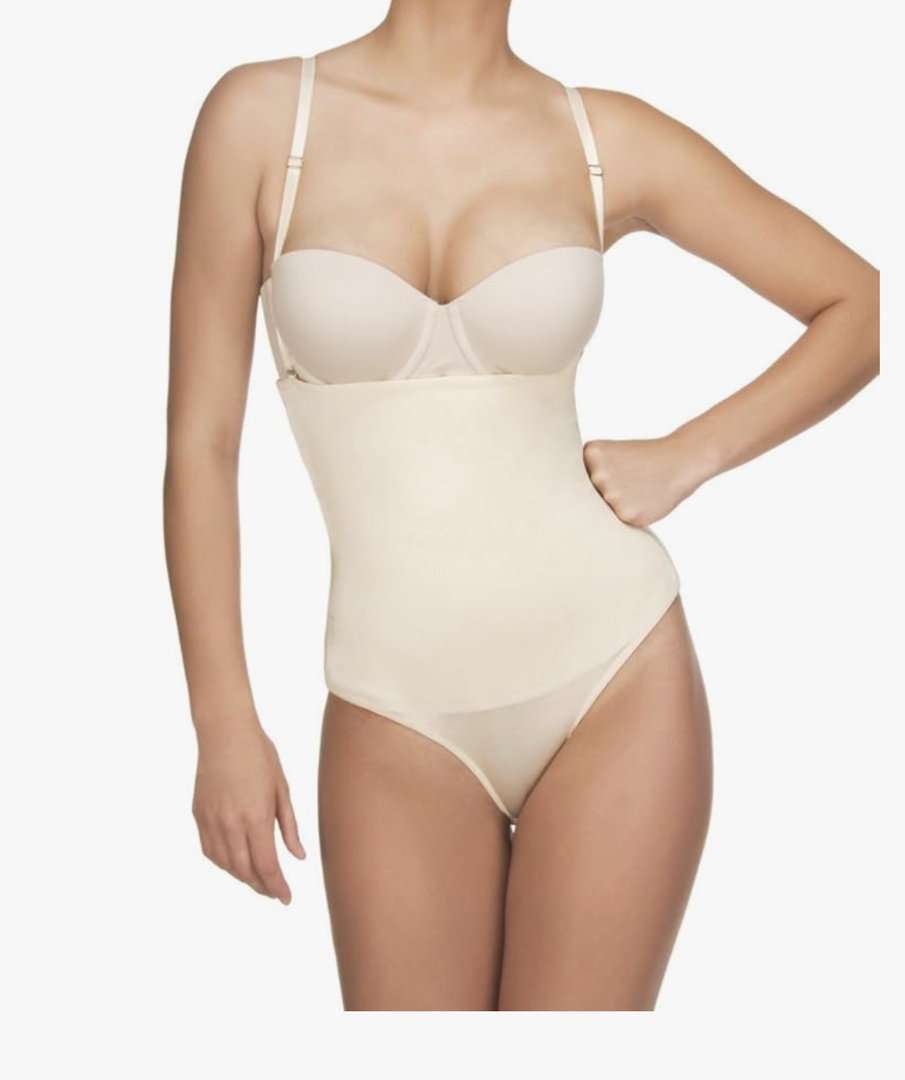 Strapless Bodysuit in Bikini Color Nude Size M/L