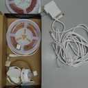 Vansky Motion Activated Bed Light, Flexible LED Strip Motion Sensor Night Light Bedside Lamp Illumination with Automatic Shut Off Timer (Warm Soft Glow)-Dual Light Strips Kit