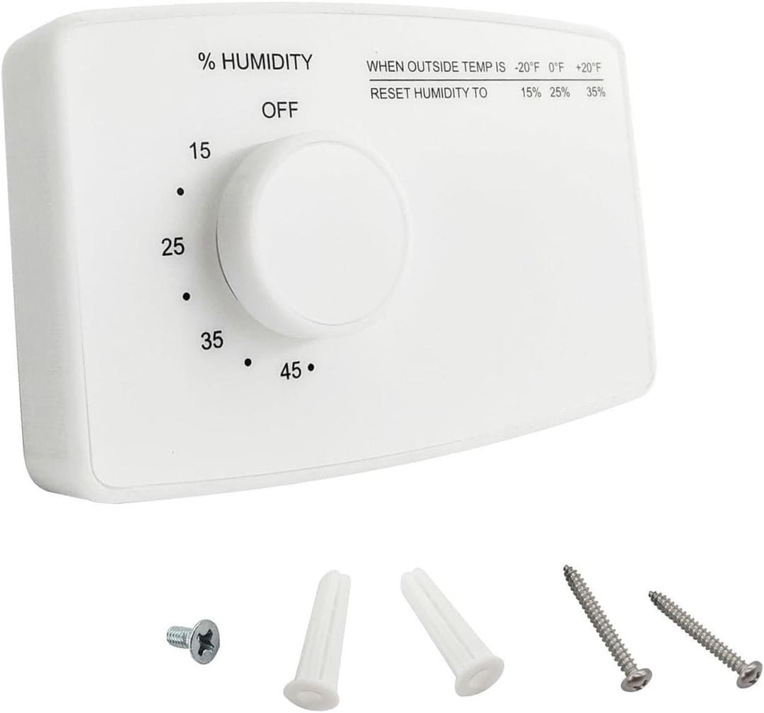 4655 Manual Digital Control Humidistat, Control Switch Plan for Whole Home Humidifier, Fit AprilAire 4655 4016 Also Replacement For Carrier 4363 Manual Humidistat