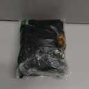 ZAFUL Women's Halter Triangle Bikini Set Crochet Boho Floral Swimsuit Cut Out Tie Side Two Piece Bathing Suit (1-Black, M)