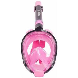 Jwintee Full Face Snorkel Mask, Diving Mask for Kids and Adults,180° Panoramic View  Safe Breathing, Anti-Leak&Anti-Fog Pink