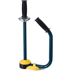 WOD Industrial Strength Stretch Film Dispenser with Adjustable Handle - Fits 12", 15", and 18" Widths, Compatible with 1.5", 2", and 3" Cores, Heavy Duty Aluminum Base for Pallet Wrapping (1 Pack)