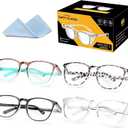 KeeiZoes Safety Glasses Anti Fog Goggles For Women, Nurses Protective Eyewear Blue Light & UV Blocking Eye Protection Glasses