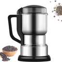 Coffee Grinder Electric, 400W Spice Grinder for Fine Powder, 14oz Large-Capacity Beans Herb Grinders with 304 Stainless Steel Blades, Grain Mills for Home Use