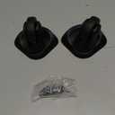 Domiella 1 Pair Luggage Replacement Swivel Caster Wheels, 360-Degree Rubber Trolley Wheel Kit for Suitcase Repair and Travel, DL076