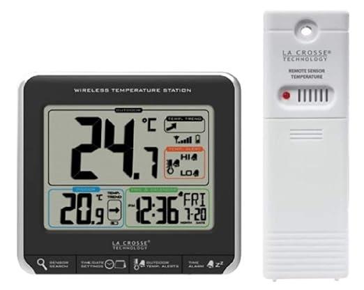Lacrosse Wireless Temperature Station, White