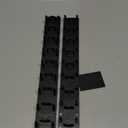 2 Pack Hat Organizer for Baseball Caps, Strong Adhesive Hat Rack for Wall, Multilayer Hat Storage Display Holder, Wall Mounted Hat Hooks Hold up to 18 Hats for Closet Door and Bedroom (Black)