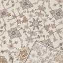 2 x Garden Print Blanket Fleece Throw for Bed Sofa Travel and Camping, Super Soft Cozy Fluffy Plush Garden Print Blanket for All Seasons 60"x80" (Beige)