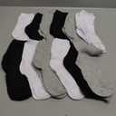 GENTABY Kids Soft Crew Socks 12 Pairs 10-13 Years - Breathable Toddler Socks for Boys Girls School Sports