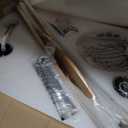 VONLUCE Ceiling Fans with Lights, 42 Inch Ceiling Fan and Remote, 6-Speeds Noiseless Reversible DC Motor, 3CCT, Wood Ceiling Fan for Outdoor Indoor Farmhouse Patios, White