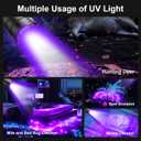 JINIU Rechargeable LED Flashlight, 10 Light Modes, Adjustable Zoomable Flashlight, Super Bright High Lumens, Tactical Flash Light, Hunting Deer, Blood Tracking, Fishing Essentials Gear (1 Pack) (Black)