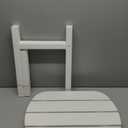 POLYWOOD SBT18WH South Beach 18" Outdoor Side Table, White