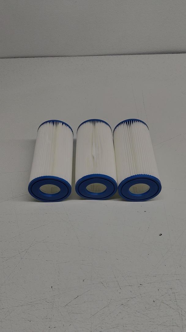 Lucasou Type III Pool Filter Cartridge Type A or C Compatible Replacement for 583XX 530XX Series Pool Pumps, Washable & Reusable (Pack of 3)