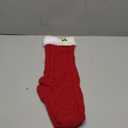 Poen Christmas Stockings with Initials 18 Inches Large Red Knit Monogram Stocking Embroidered Christmas Stockings Gold Letter Christmas Stocking for Family Holiday Xmas Gift, Red and White (Letter J)