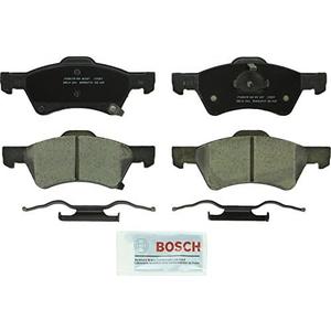 BOSCH BC857 QuietCast Premium Ceramic Disc Brake Pad Set - Compatible with Select Chrysler Town & Country, Voyager; Dodge Caravan, Grand Caravan; FRONT