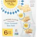 Simple Mills Almond Flour Crackers, Fine Ground Sea Salt Snack Packs - Gluten Free, Vegan, Healthy Snacks, 4.9 Ounce (Pack of 1) (EXP 10/21/26)