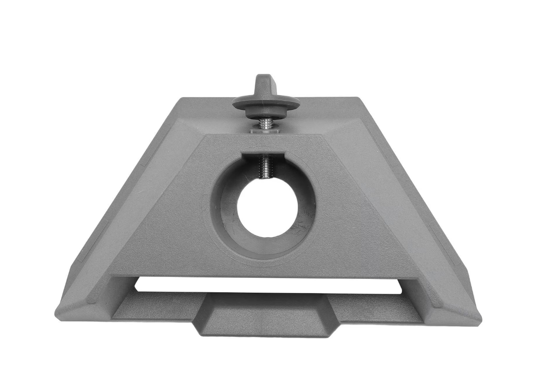 Satellite Mount Pole Adapter Durable PC Material 8 Degree Installation Angle for 21MM to 25MM Poles Outdoor Antenna Mounting Includes Cable Clips Screw Assembly Diagram, Incomplete