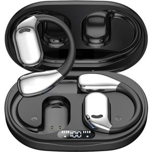 AI Language Translator Earbuds, OWS Real-Time 3-in-1 Translation Earbuds 144 Languages & Accents, Translation Device for Travel Business Learning, Black