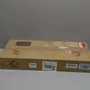 QEEIG Floating Shelves for Wall 23.6" Long - Wall Mounted Shelf Bathroom Kitchen Living Room Bedroom Farmhouse Home Decor Display Bookshelf Large 23.6 x 9.3 inch Set of 2, Rustic Brown (008-60BN)